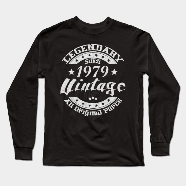 Legendary Since 1979. Vintage All Original Parts Long Sleeve T-Shirt by FromHamburg